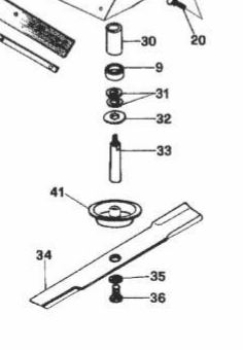 Messer für Sichelmulcher