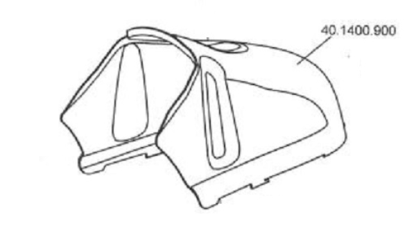 Schutzhaube Neu M 250 Sichel-Mulcher